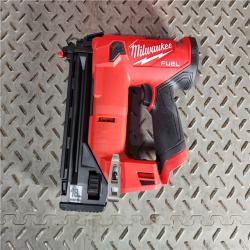 HOUSTON LOCATION - AS-IS M12 FUEL 12-Volt Lithium-Ion Brushless Cordless 18-Guage Compact Brad Nailer (Tool Only)