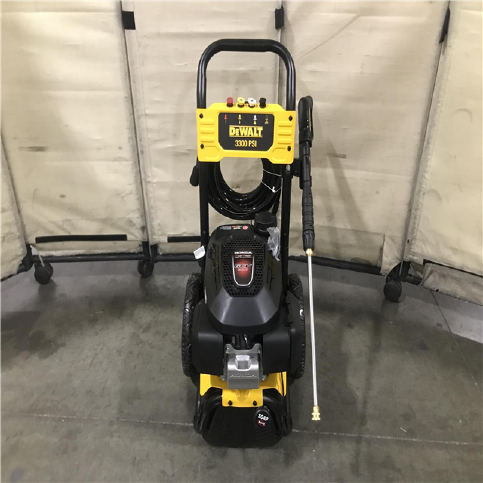 California AS-IS DEWALT 3300 PSI 2.4 GPM Gas Cold Water Pressure Washer with HONDA GCV200 Engine