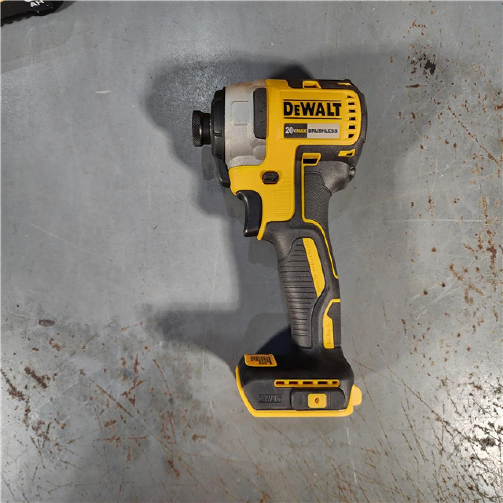 HOUSTON LOCATION - AS-IS (APPEARS LIKE NEW) DEWALT ATOMIC 20V MAX Lithium-Ion Brushless Cordless 1/2 in. Variable Speed Impact Wrench Kit with 5 Ah Battery and Charger