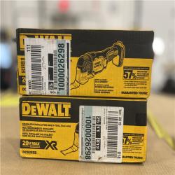 NEW! - DEWALT DCS355B 20V XR Oscillating Multi-Tool (Tool Only) - (2 UNITS)