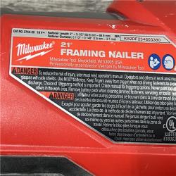 AS-IS Milwaukee 2744-20 M18 FUEL 21-Degree Cordless Framing Nailer (Tool Only)