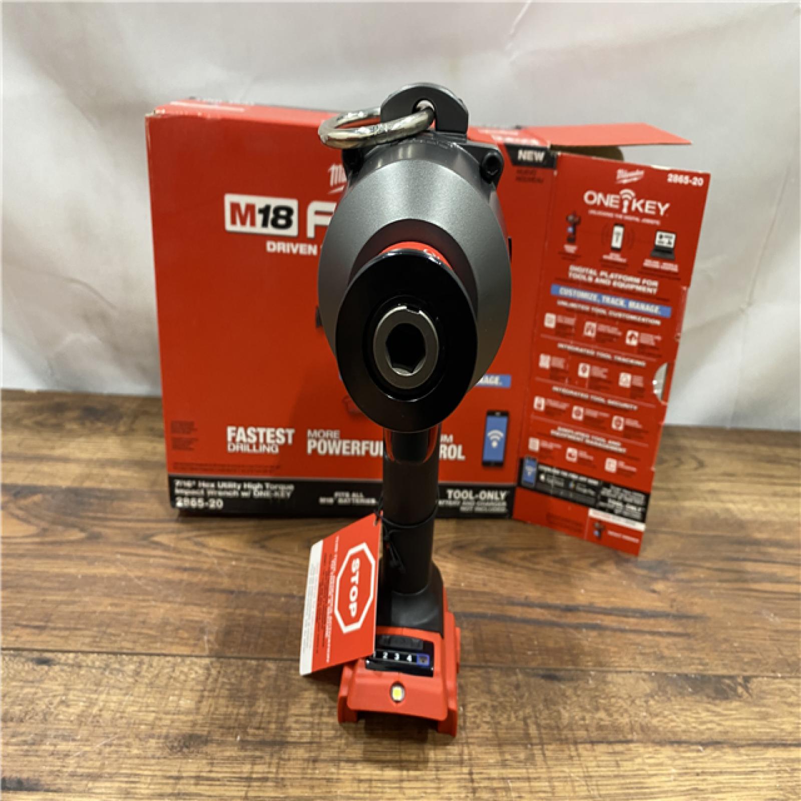 AS IS Milwaukee M18 FUEL ONE-KEY 18-Volt Lithium-Ion Brushless Cordless 7/16 in. Hex High Torque Impact Wrench (Tool-Only)