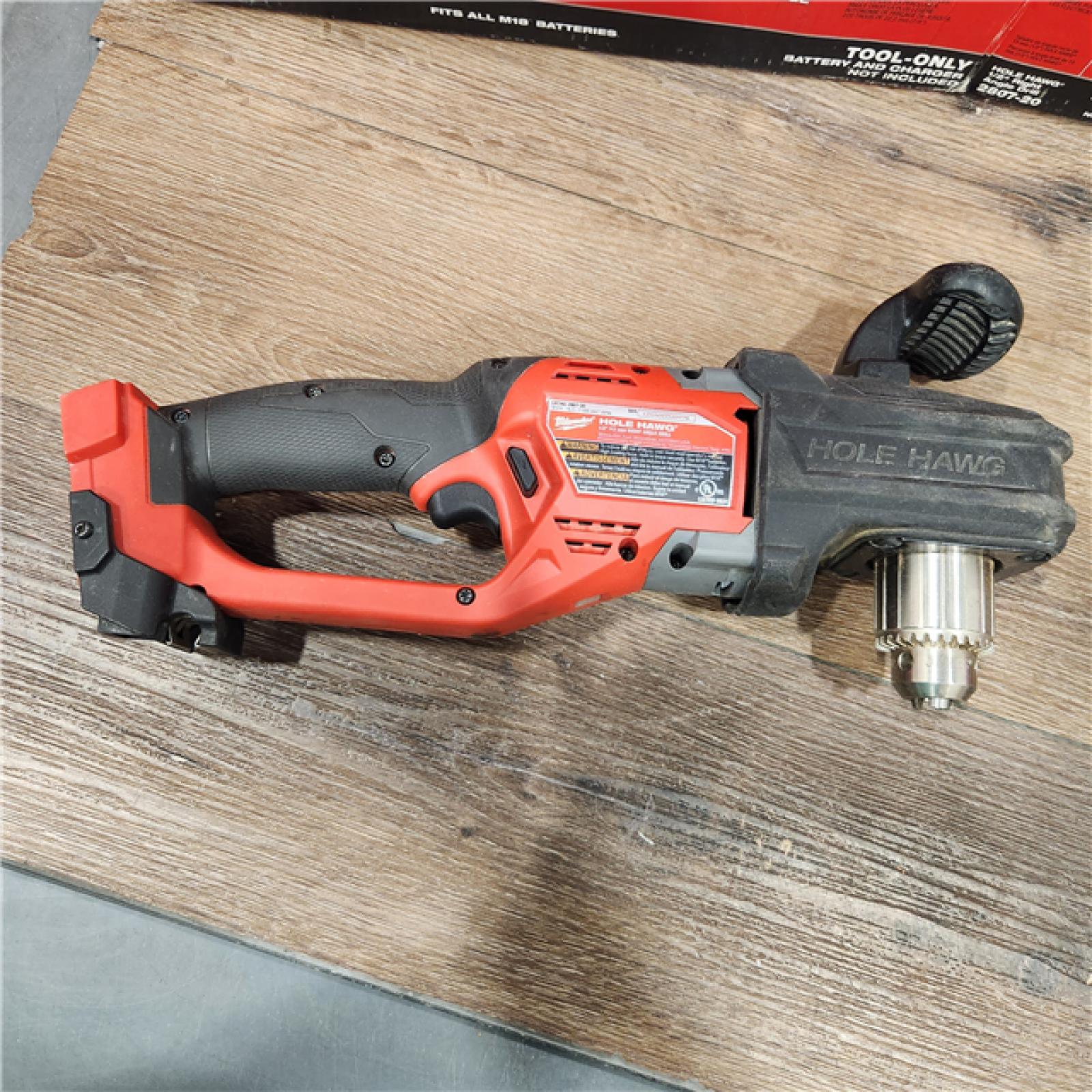 AS-IS Milwaukee M18 18V Fuel Hole Hawg 1/2  Right Angle Drill 2807-20