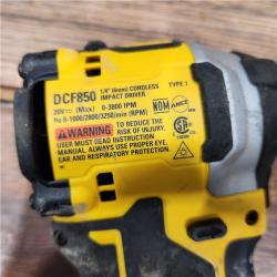 AS-IS DEWALT 20V MAX* XR 1/2  High Torque Impact Wrench with Hog Ring Anvil