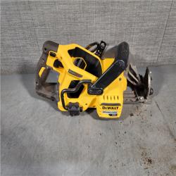 HOUSTON LOCATION - AS-IS DEWALT FLEXVOLT 60V MAX Cordless Brushless 7-1/4 in. Wormdrive Style Circular Saw (Tool Only)