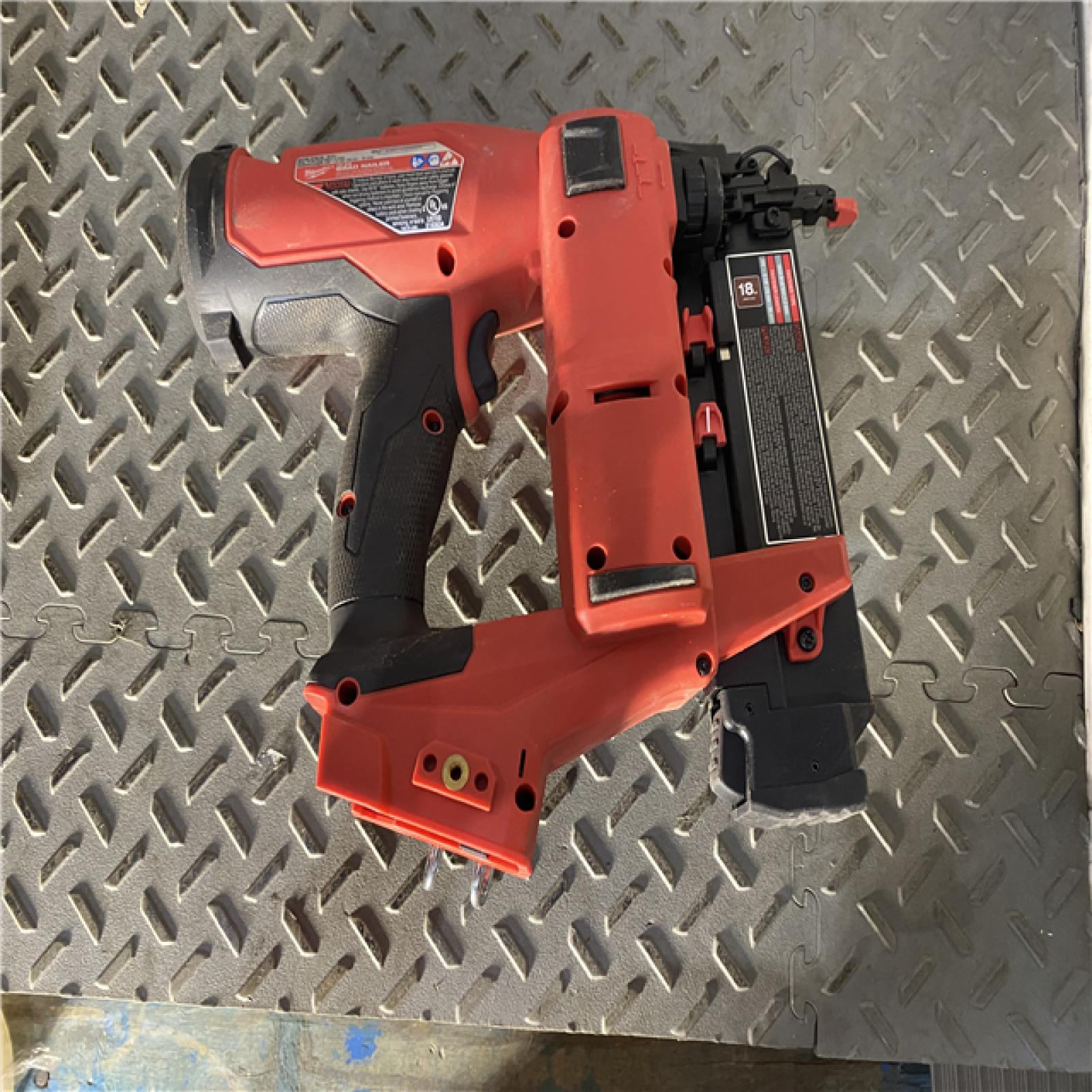 Houston location AS-IS Milwaukee M18 Fuel 18V Brushless 18-Gauge Brad Nailer 2746-20 (Bare Tool)