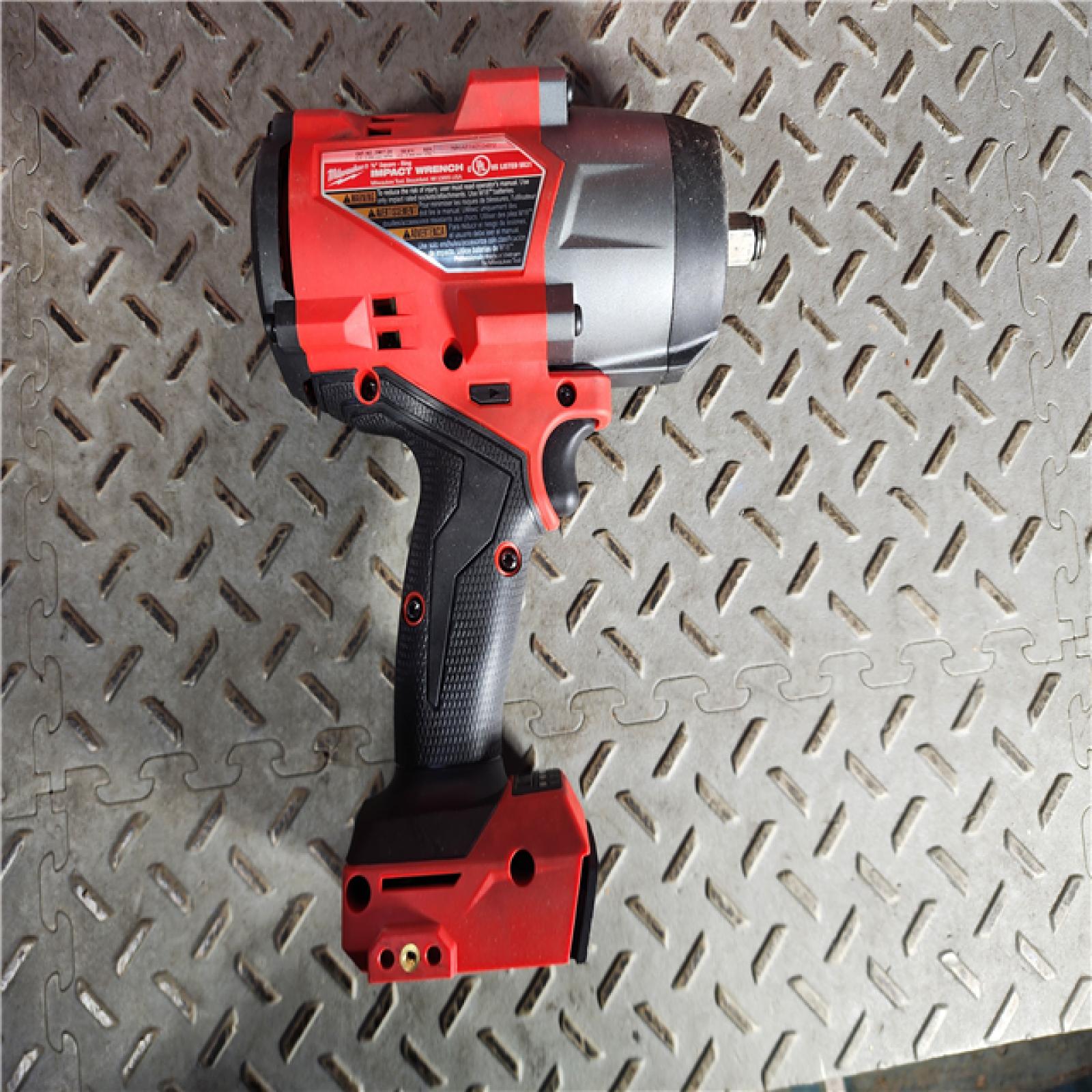 HOUSTON LOCATION - AS-IS Milwaukee M18 1/2 in. Cordless Brushless High Torque Impact Wrench Kit (Battery & Charger)