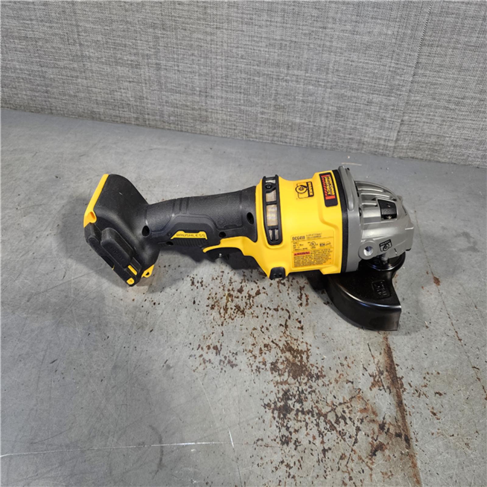 HOUSTON LOCATION - AS-IS FLEXVOLT 60V MAX Cordless Brushless 4.5 in. to 6 in. Small Angle Grinder with Kickback Brake (Tool Only)