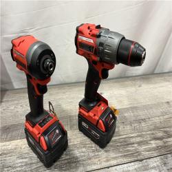 AS-IS Milwaukee M18 FUEL 18V Lithium-Ion Brushless Cordless Hammer Drill and Impact Driver Combo Kit (2-Tool) with 2 Batteries