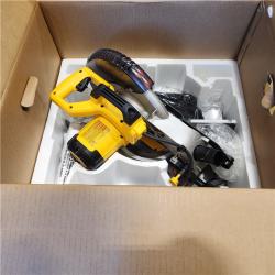 AS-IS DEWALT 15 Amp Corded 10 in. Compound Single Bevel Miter Saw