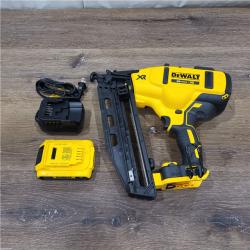 AS-IS DeWalt DCN660D1 20V 16 Gauge Cordless Angled Finish Nailer Kit W/ 2Ah Battery