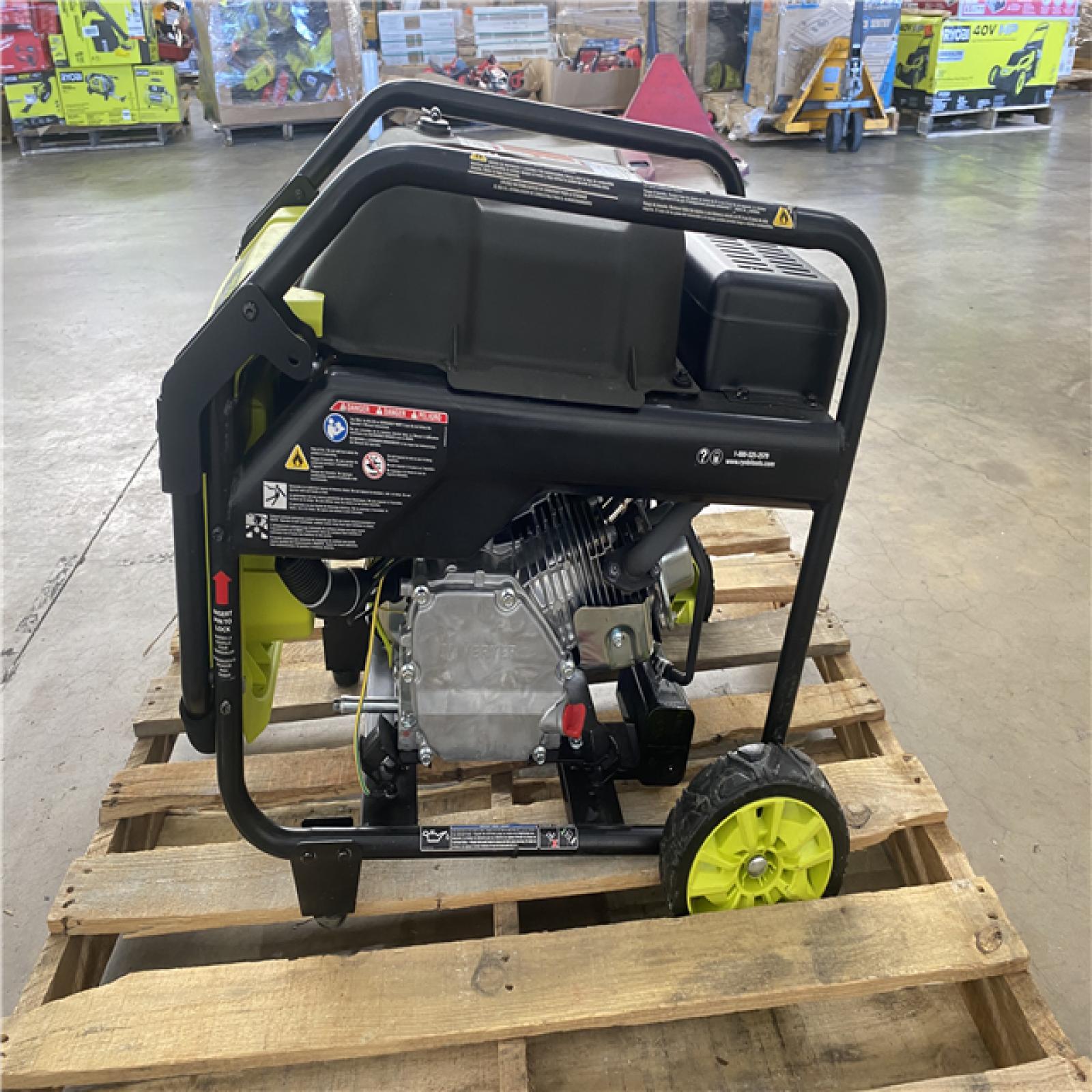 Houston Location - AS-IS Ryobi 3400-Watt Gasoline Powered Portable Generator