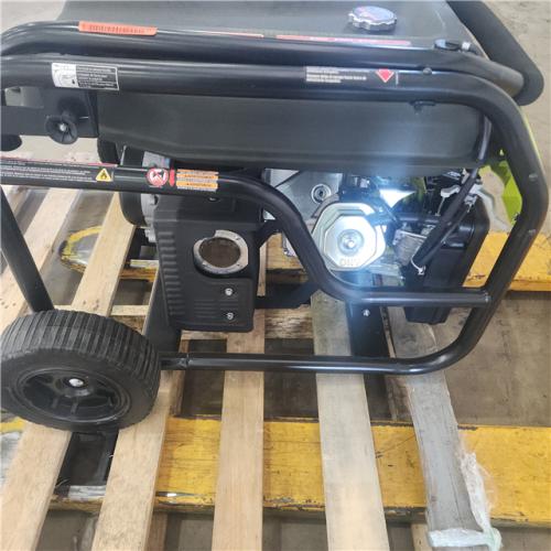 Houston Location - AS-IS Ryobi 6,500 Running Watts 8,125 Starting Watts Easy Start Generator