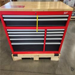 DALLAS LOCATION - Milwaukee Tool Storage 52 in. W Heavy Duty Red Mobile Workbench Cabinet