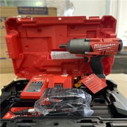 NEW! - Milwaukee M18 FUEL ONE-KEY 18V Li-Ion Brushless Cordless 3/4 in. High-Torque Impact Wrench with Friction Ring, Resistant Batteries