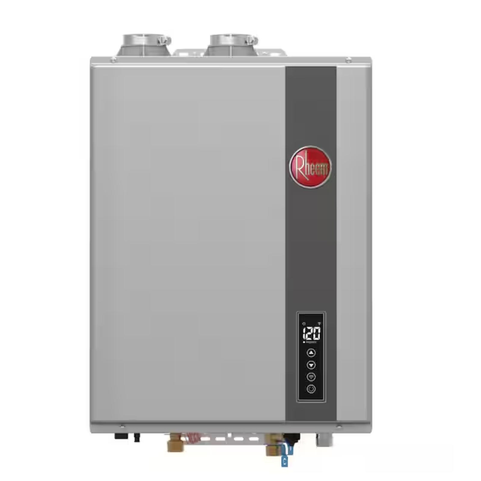 DALLAS LOCATION - Rheem Performance Platinum 9.5 GPM Smart Super High Efficiency Indoor or Outdoor Natural Gas Tankless Water Heater