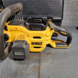 HOUSTON LOCATION - AS-IS DeWalt FLEXVOLT 60V MAX 20 in. Brushless Cordless Chainsaw Kit w/ Case, (1) FLEXVOLT 12 AH BATTERY & CHARGER