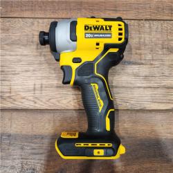 AS-IS DEWALT ATOMIC 20V MAX* Brushless Cordless Compact 1/4 in. Impact Driver Kit