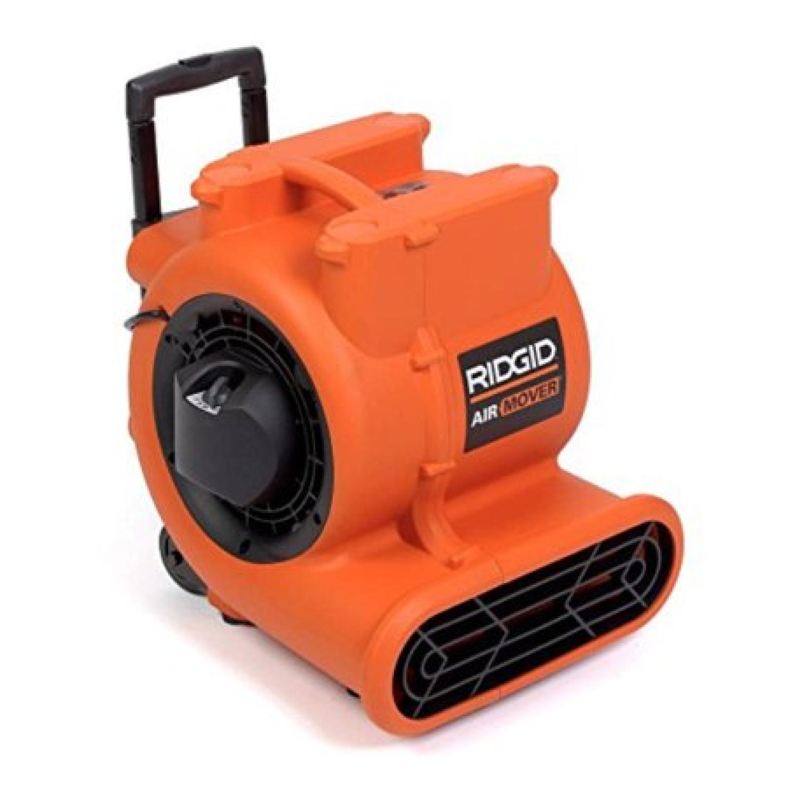 AS-IS - RIDGID 1625 CFM 3-Speed Portable Blower Fan Air Mover with Collapsible Handle and Rear Wheels for Water Damage Restoration