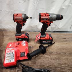 AS-IS Milwaukee M18 FUEL 18V Lithium-Ion Brushless Cordless Hammer Drill and Impact Driver Combo Kit (2-Tool) with 2 Batteries