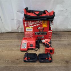 AS-IS Milwaukee M18 Compact Brushless 1/4  Hex Impact Driver Kit