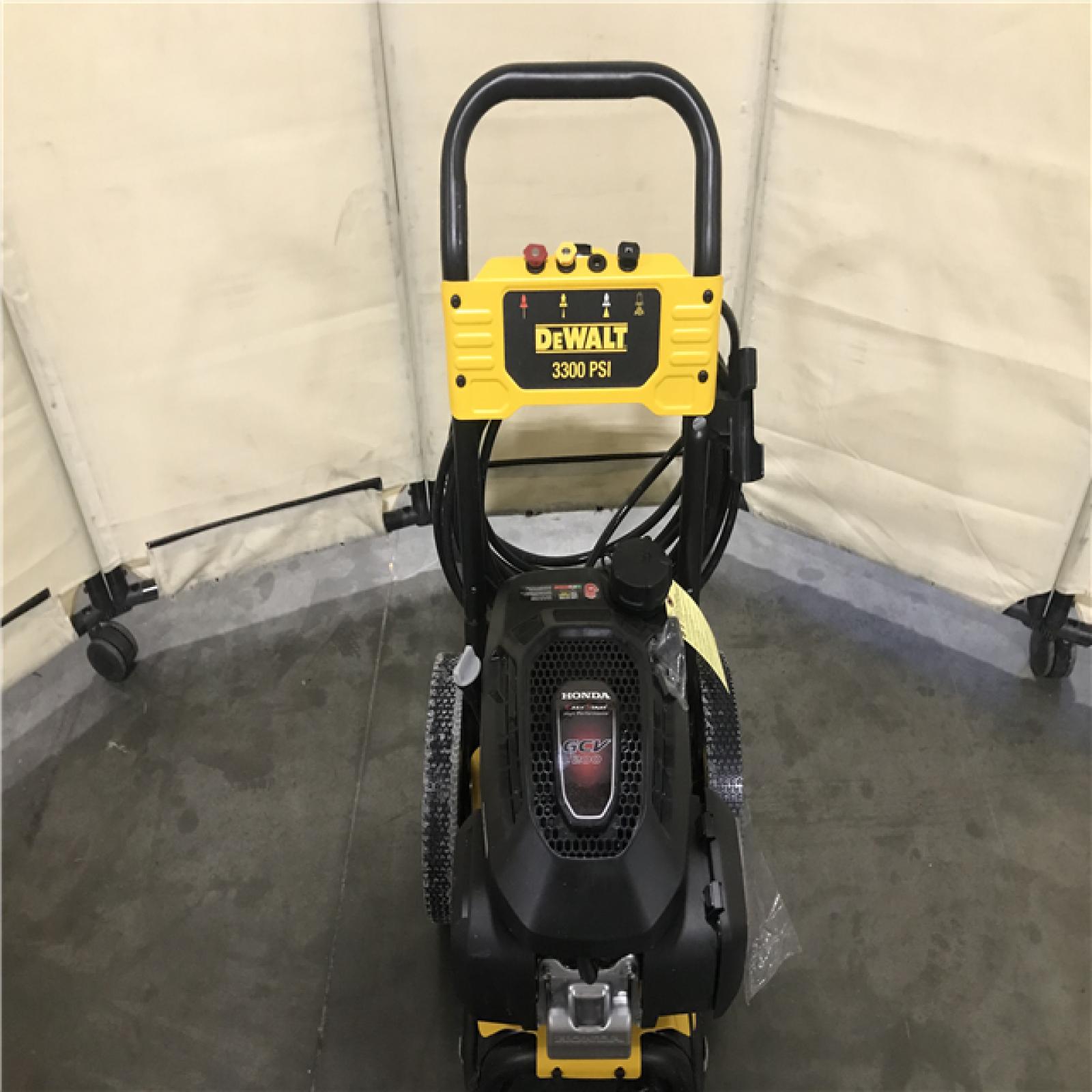 California AS-IS DEWALT 3300 PSI 2.4 GPM Gas Cold Water Pressure Washer with HONDA GCV200 Engine