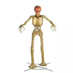 DALLAS LOCATION - Home Accents Holiday 12 ft. Inferno Pumpkin Skeleton