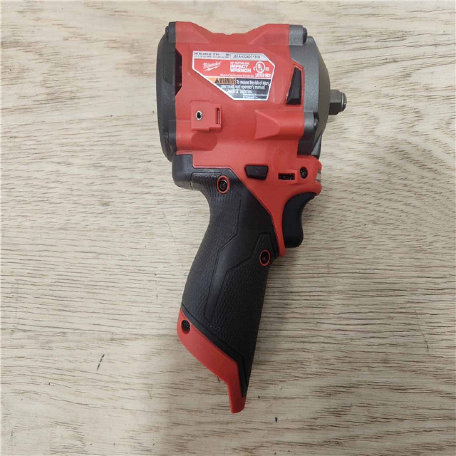 Phoenix Location Appears NEW Milwaukee M12 FUEL 12V Lithium-Ion Brushless Cordless Stubby 3/8 in. Impact Wrench (Tool-Only)