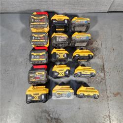 HOUSTON LOCATION - AS-IS DEWALT BATTERY PACK QTY - 15