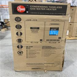 DALLAS LOCATION - Rheem Prestige Condensing Tankless Outdoor Natural Gas Water Heater 9.5 GPM