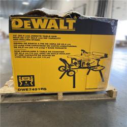 DALLAS LOCATION - DEWALT 15 Amp Corded 10 in. Job Site Table Saw with Rolling Stand PALLET - (2 UNITS)