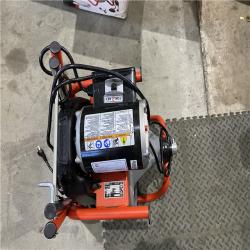 Houston location AS-IS Ridgid Drain Cleaning Machine Corded 165 RPM K-400 with C-32 IW