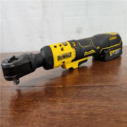 AS-IS DEWALT 20V Max Lithium-Ion Cordless Brushless 3/8 in Ratchet Kit