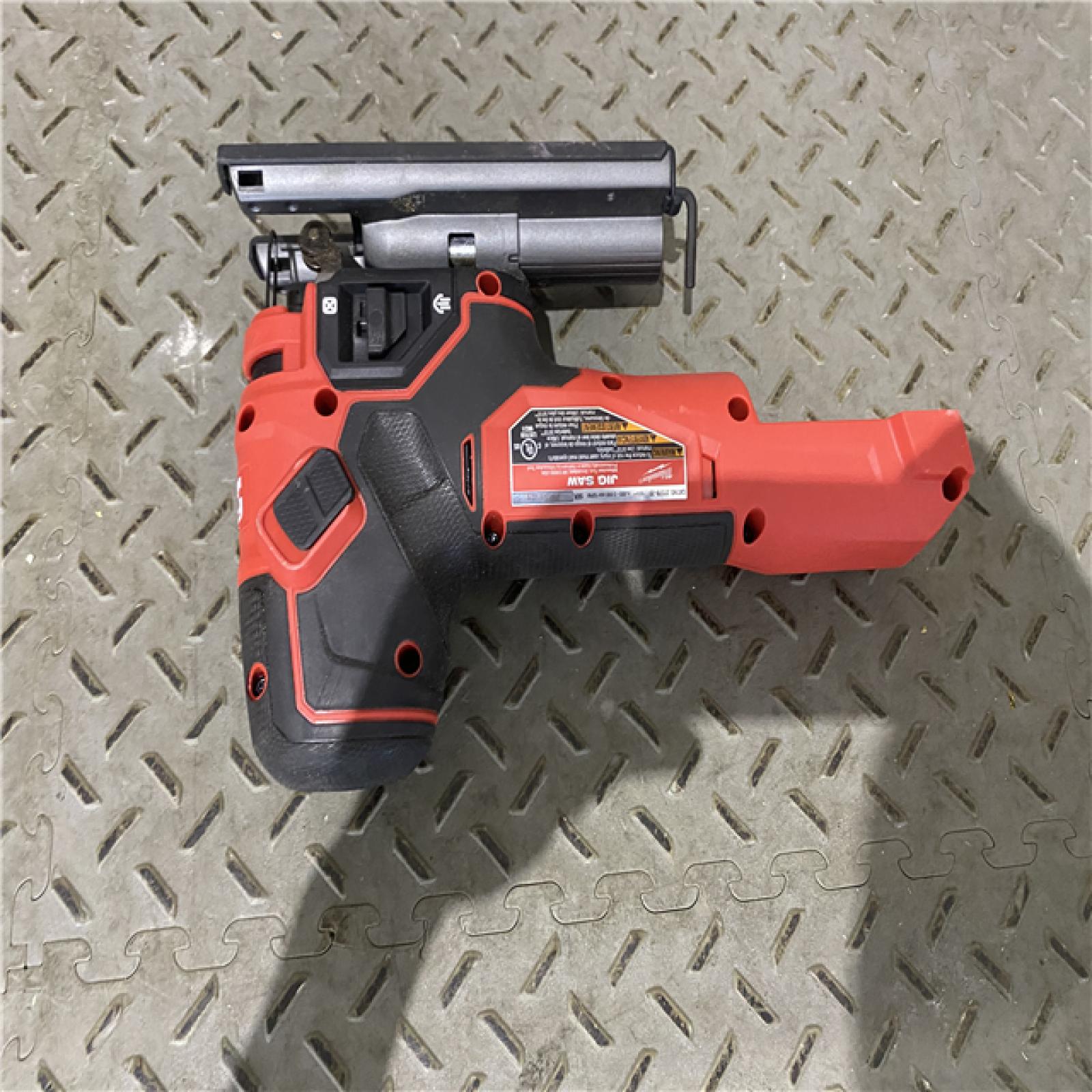 Houston location AS-IS Milwaukee M18 FUEL 18 Volt Lithium-Ion Brushless Barrel Grip Cordless Jig Saw (Bare Tool)