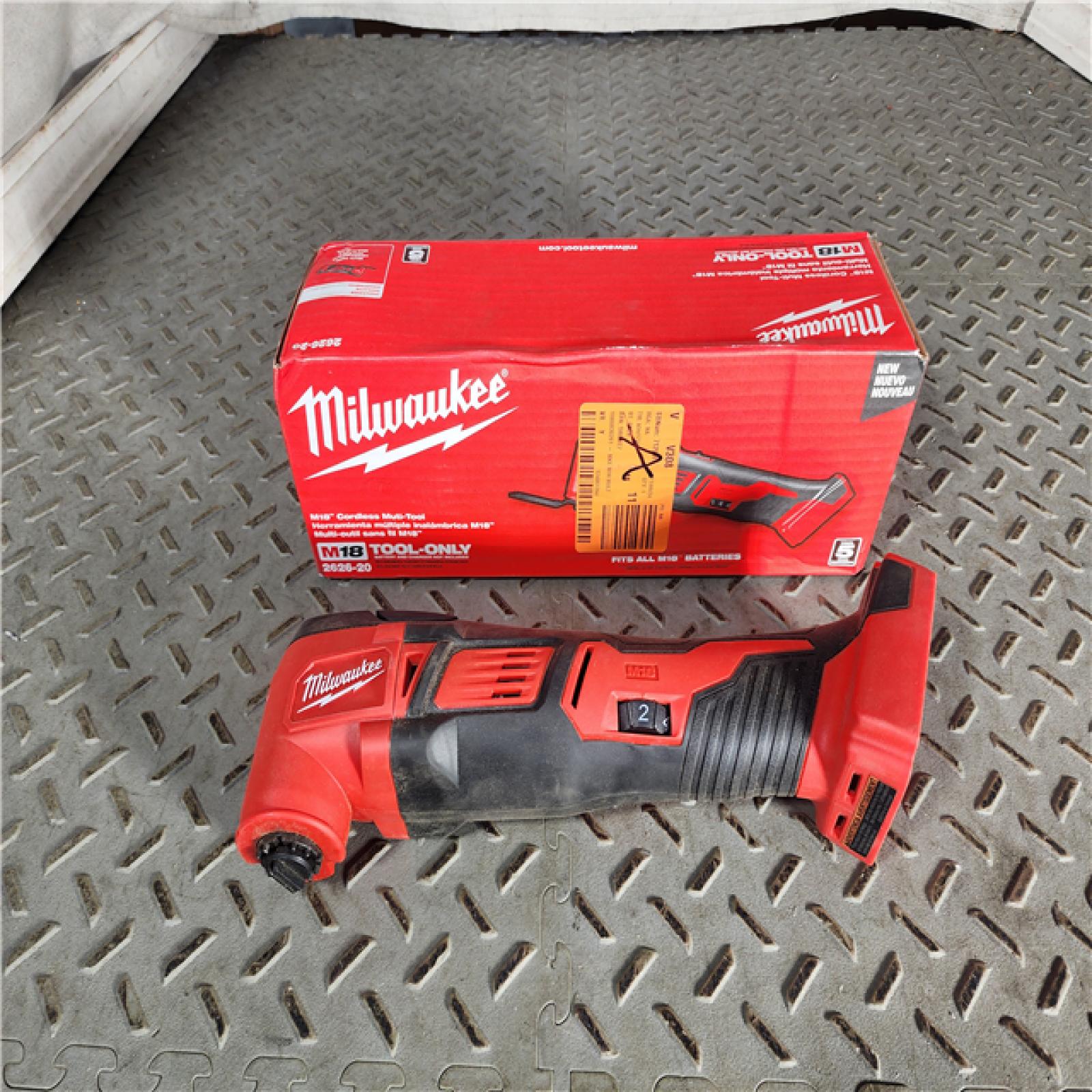 HOUSTON LOCATION - AS-IS Milwaukee 2626-20 M18 Lithium-Ion Cordless Multi-Tool (Tool Only)