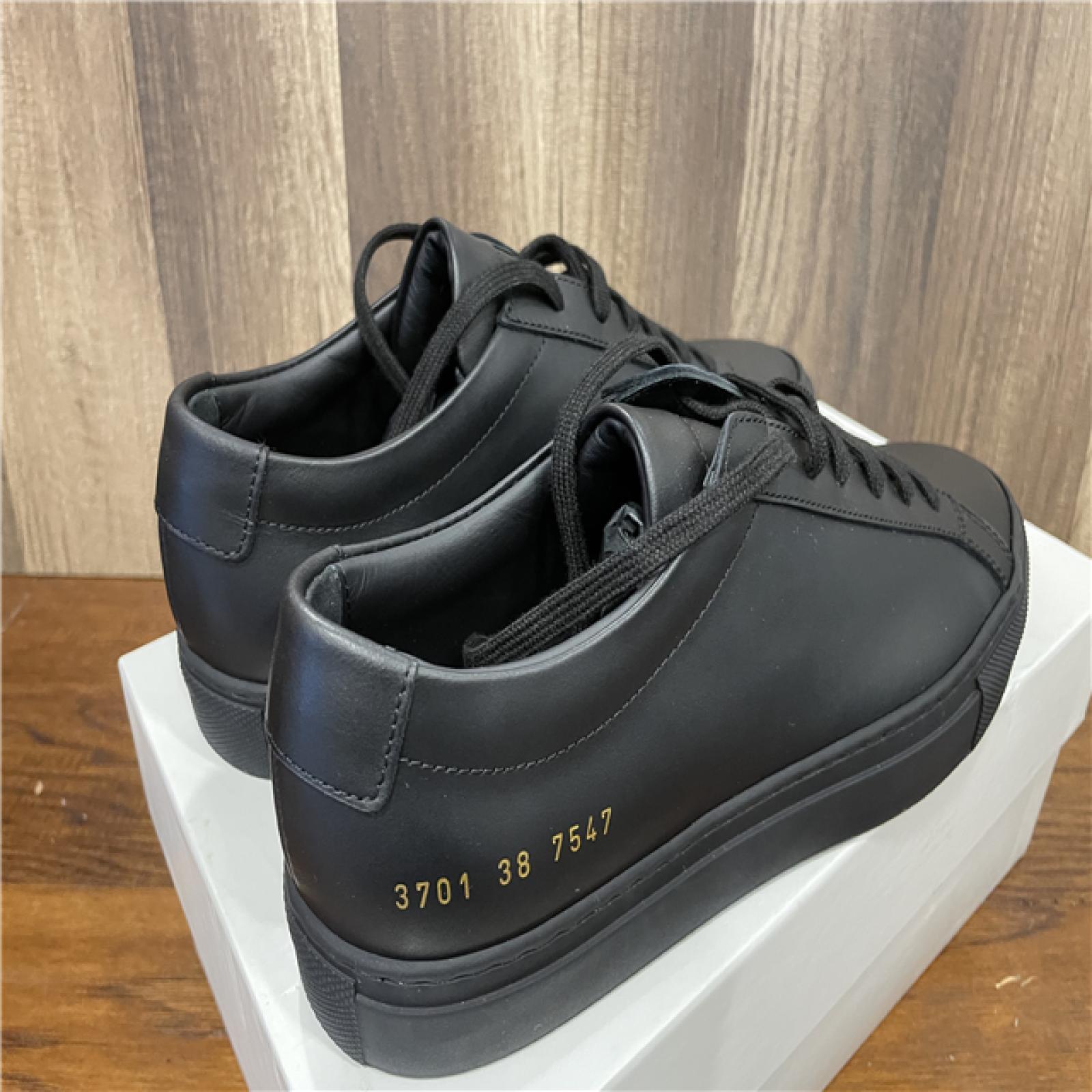 NEW! Common Projects Original Achilles Low - Black - SZ 38