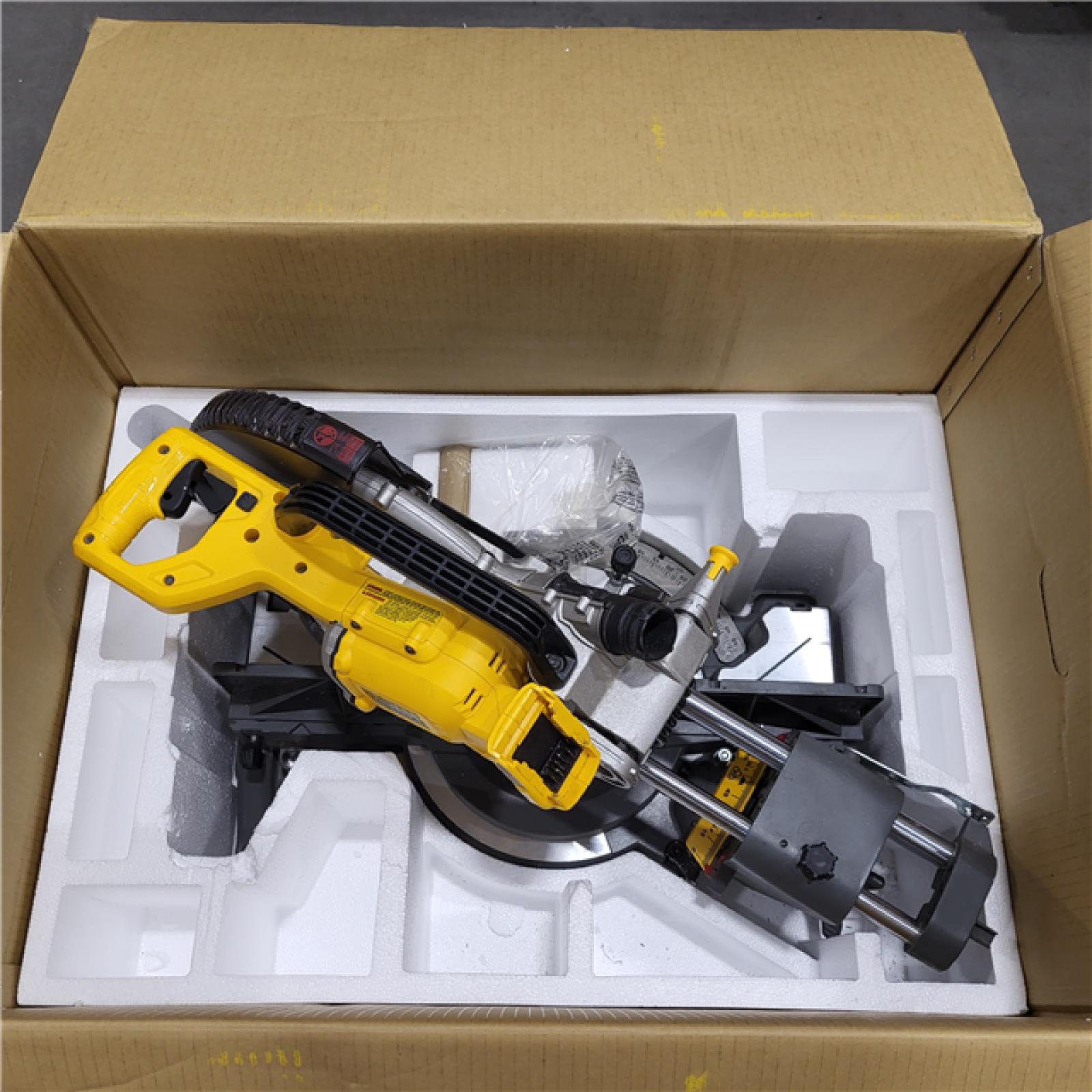 AS-IS DEWALT 60V Lithium-Ion 12 in. Cordless Sliding Miter Saw (Tool Only)