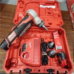 AS-IS M12 12-Volt Lithium-Ion Cordless PEX Expansion Tool Kit with (2) 1.5 Ah Batteries, (3) Expansion Heads and Hard Case