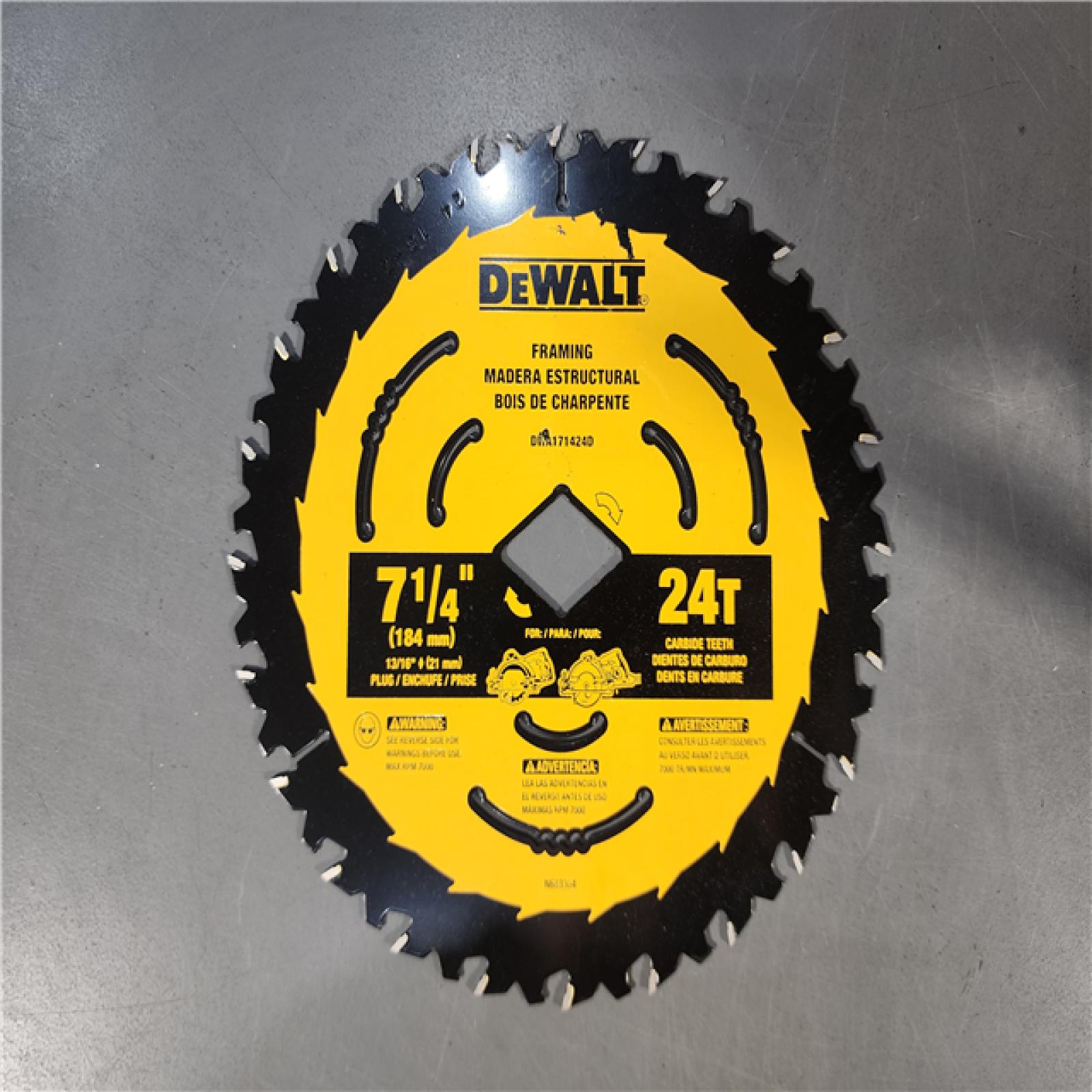 HOUSTON LOCATION - AS-IS (APPEARS LIKE NEW) DEWALT FLEXVOLT 60V MAX Cordless Brushless 7-1/4 in. Wormdrive Style Circular Saw (Tool Only)