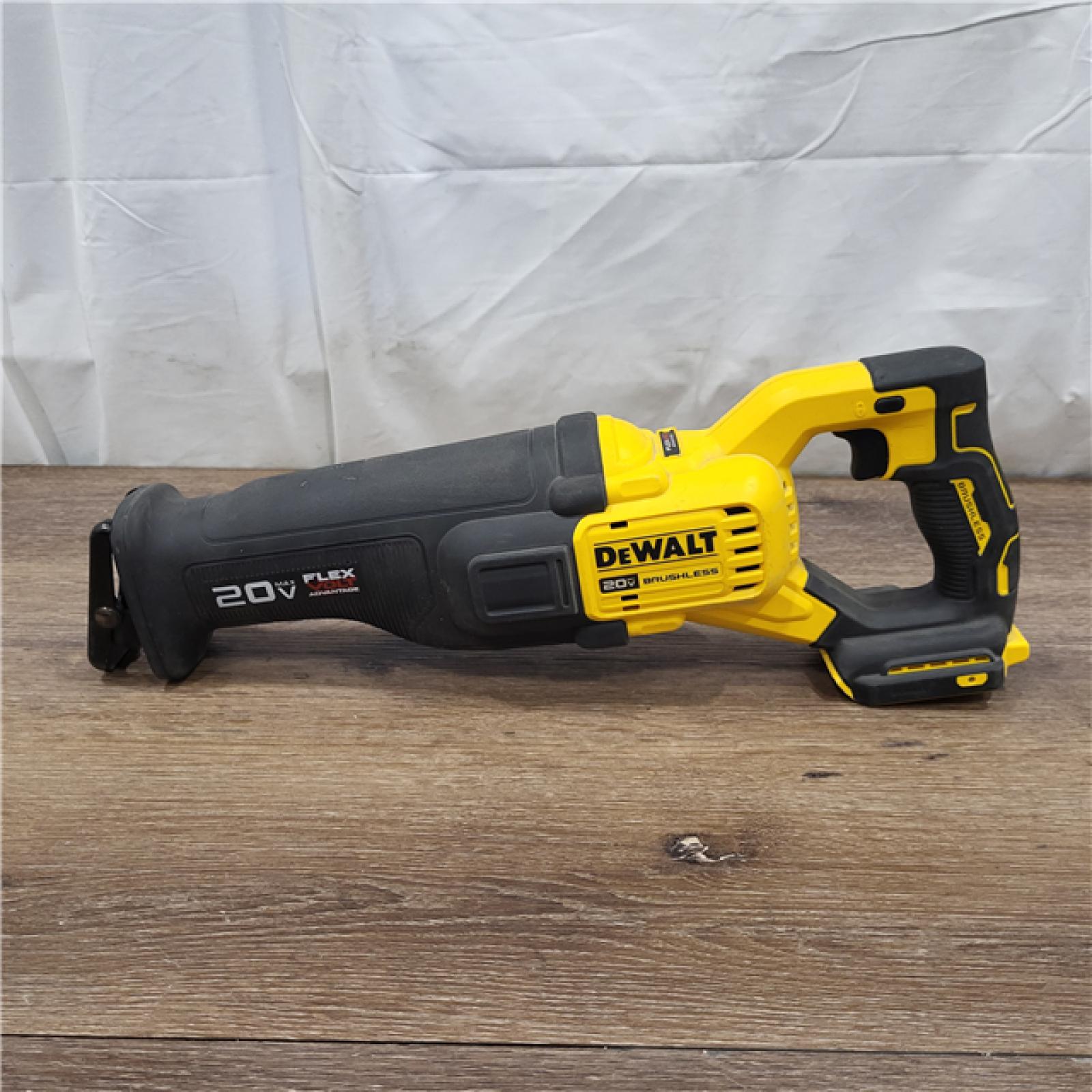 AS-IS 20V MAX Lithium Ion Cordless Brushless Reciprocating Saw with FLEXVOLT ADVANTAGE (Tool Only)