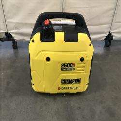 California AS-IS Champion Power Equipment 2500-Watt Recoil Start Ultra-Light Portable Gas and Propane Powered Dual Fuel Inverter Generator with CO Shield