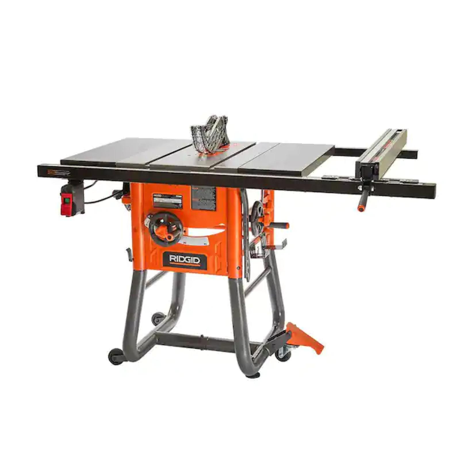 DALLAS LOCATION - RIDGID 10 in. Contractor Table Saw with Cast Iron Top