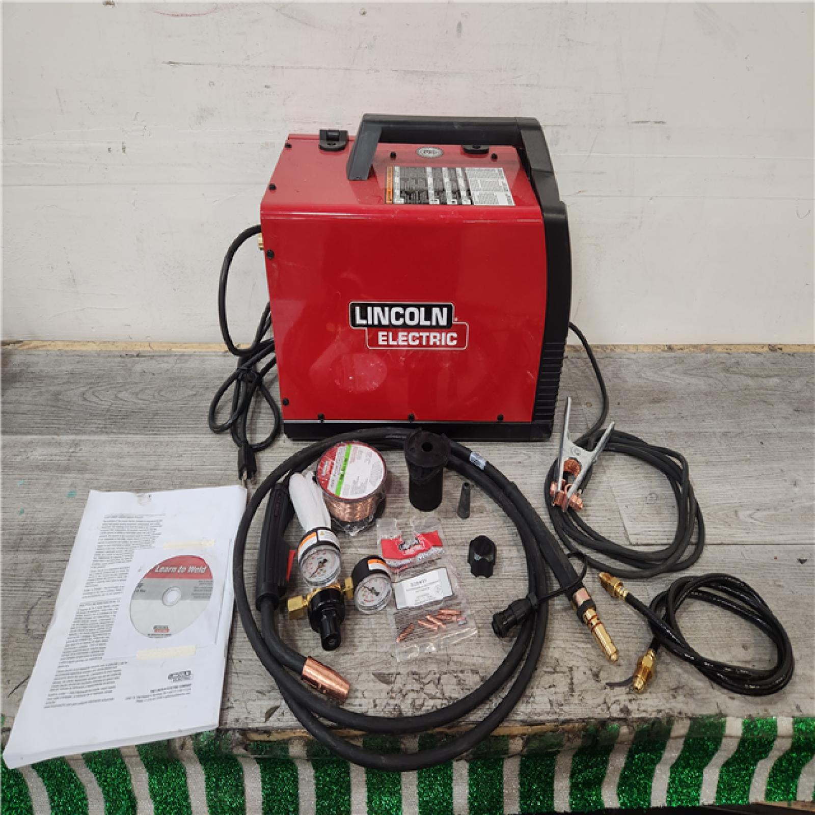 Phoenix Location Lincoln Electric Weld-Pak 140 Amp MIG and Flux-Core Wire Feed Welder, 115V, Aluminum Welder with Spool Gun sold separately