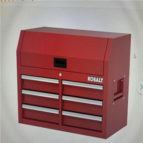 DALLAS LOCATION - NEW! Kobalt 36-in W x 18-in H 6-Drawer Steel Tool Chest (Red) PALLET- (6 UNITS)