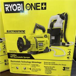 California NEW Ryobi 1 Gallon 18V Electrostatic Sprayer, Includes (2) Batteries & Charger (2 Pieces)