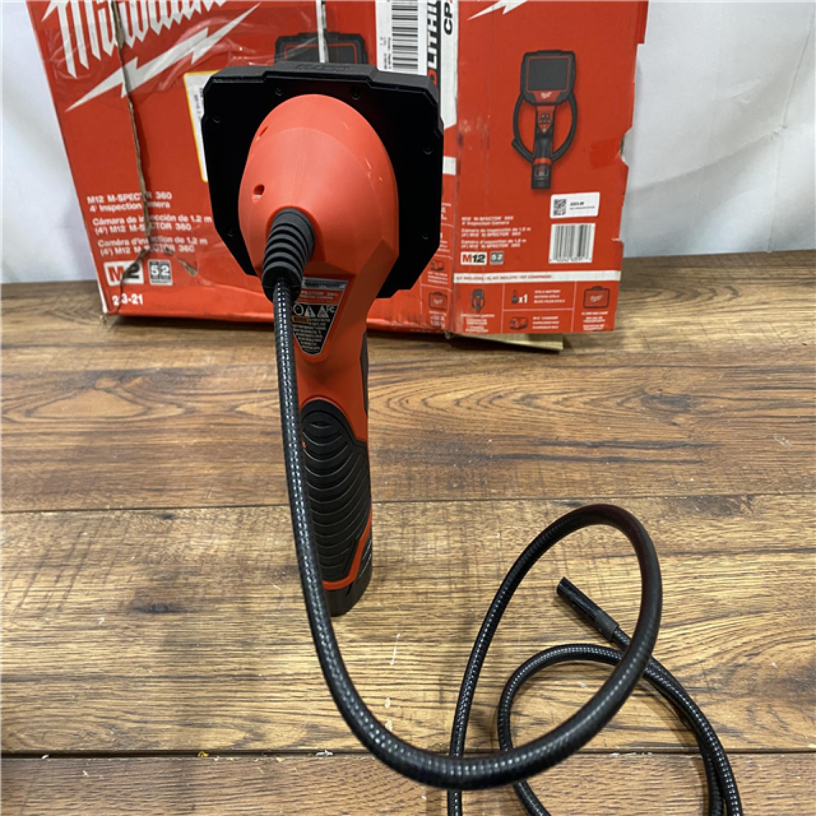 AS IS M12 12V Lithium-Ion Cordless M-SPECTOR 360-Degree 4 Ft. Inspection Camera Kit