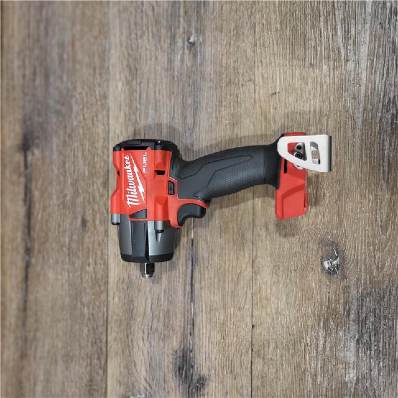 AS-IS Milwaukee M18 18V Fuel 1/2  Mid-Torque Impact Wrench Cordless Lithium-Ion Brushless with Friction Ring 2962-20