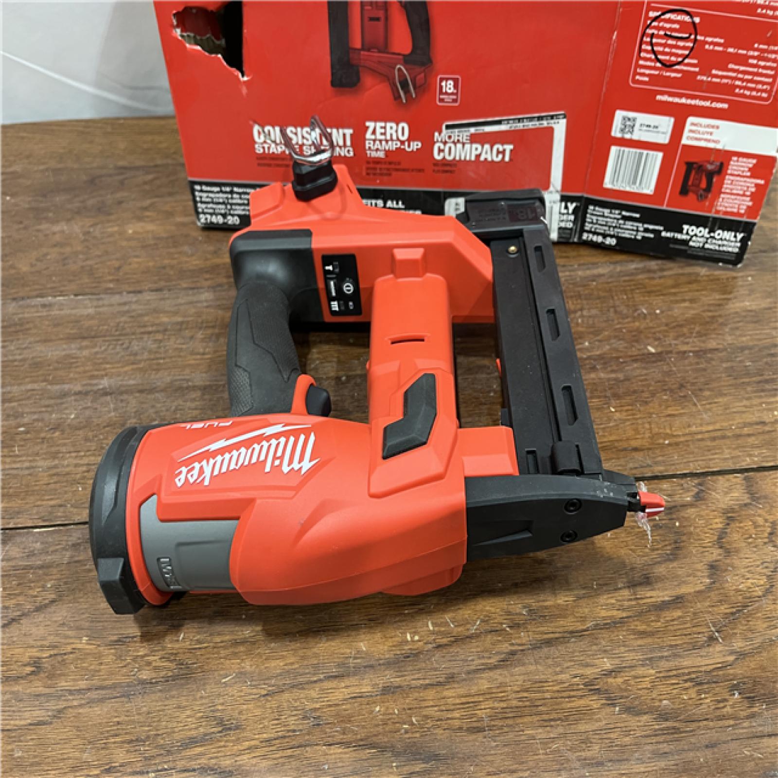 AS-ISM18 FUEL 18-Volt Lithium-Ion Brushless Cordless 18-Gauge 1/4 in. Narrow Crown Stapler (Tool-Only)