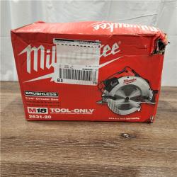 AS-IS M18 18V Lithium-Ion Brushless Cordless 7-1/4 in. Circular Saw (Tool-Only)