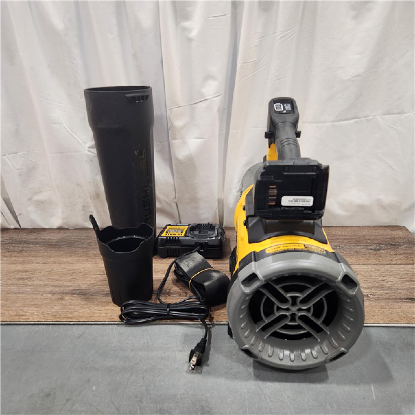 AS IS DEWALT FLEXVOLT 60V MAX 160 MPH 760 CFM Brushless Cordless  and Charger